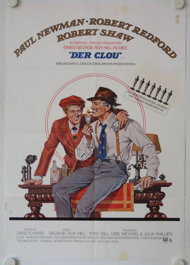 The Sting original release german movie poster